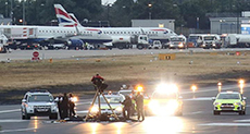 Black Lives Matter Protest: London Airport Closed
