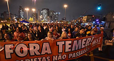 
Massive Rally against Newly-installed Brazilian President
