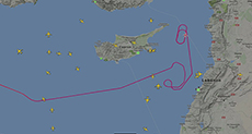 Report: Huge US Spy Aircraft Flies Off Lebanon for Third Time
