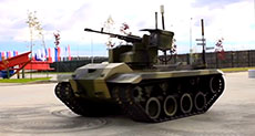 Russia Unveils Kamikaze Robotic Tank!