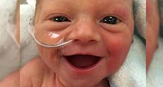 Premature Baby Girl Wins Title of «Happiest Baby in the World»