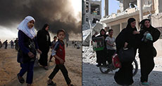 48 Women, Children Flee Aleppo as Airstrikes Ceased 