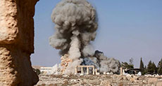 Daesh Destroys Palmyra’s Tetrapylon Monument