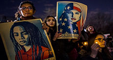 Muslim Leaders Rally, Trump Defends their Restricted Entry