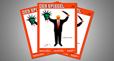 Trump «Beheads» Lady Liberty in Der Spiegel Magazine Cover