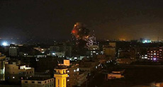 «Israeli» Forces Continue Airstrikes in Gaza, 2 Palestinians Injured