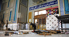 Daesh Suicide Attack at Pakistan Shrine Martyrs 75