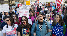 ’Not my President’s Day’ Protests against Trump across US 