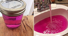 Canadian Town Apologizes for Pink Tap Water