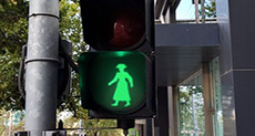 First Female Pedestrian Signals in Australia
