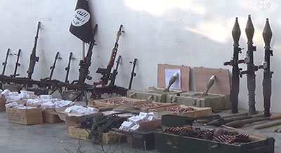 Syrian Army Discovers Secret Daesh Weapons Caches in Aleppo