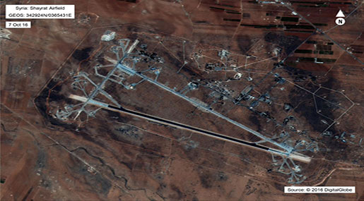 Homs Governor: US Missiles Attack near Syrian Airbase Leaves Civilian Casualties