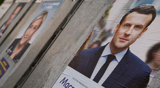 French Presidential Elections: Poll Shows Macron, Le Pen Cling On to First Round Lead