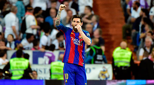 Lionel Messi Settles Thrilling El Clasico as Barca Goes Top of La Liga
