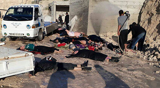 Al-Jazeera Films False Flag Fake Chemical Attack against Civilians in Syria