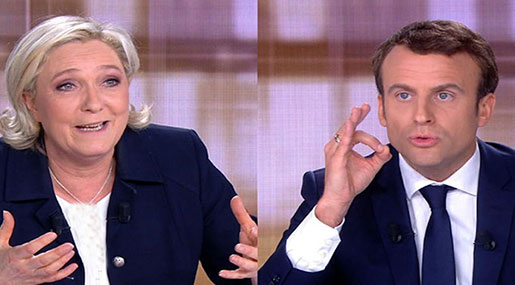 French Election: Le Pen, Macron Trade Insults in TV Debate