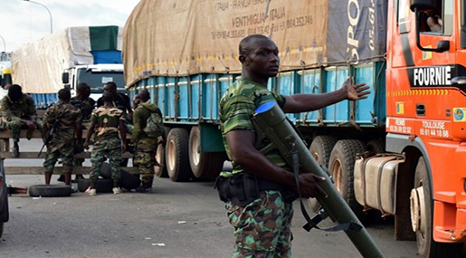 Gunfire Heard in Ivory Coast Cities in Grip of Mutiny
