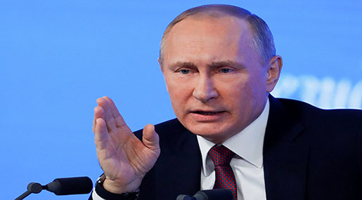Putin: Chemical Attack Provocation against Syrian Govt