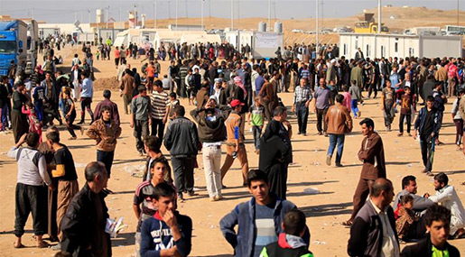 Mosul Displaced: Hundreds Suffer from Food Poisoning in Camp