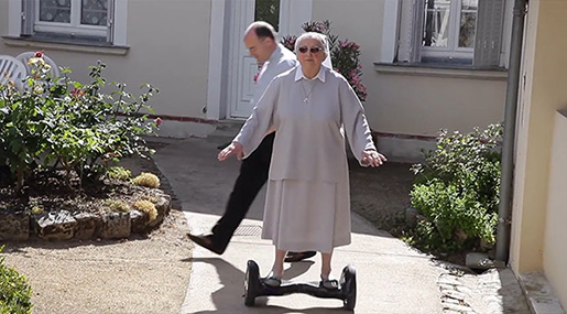 New Hoverboard Has French Nun Flying High