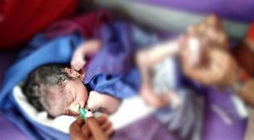 Baby Delivered In the Sky Is a Baby Born To Fly!