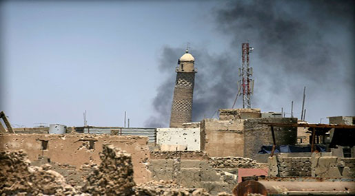 Battle for Mosul: Daesh Blows Up Mosque of Proclaimed Caliphate