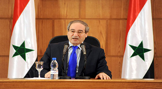 Syrian Official Affirms that Syria Disposed of CWs Completely