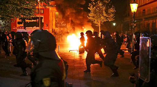 G20: Dozens Injured As Protesters Clash with Hamburg Police ‘Like Never Before’