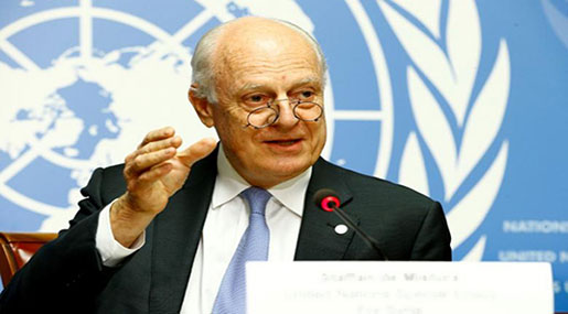 De Mistura Expresses Hope for Drastic Changes in Syria by Year-End