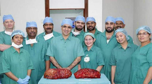 World’s Largest Kidney Removed from Emirati Man