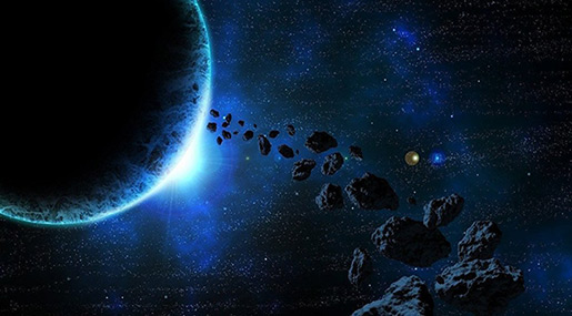 Giant Flyby Asteroid Had Company When Passing Earth