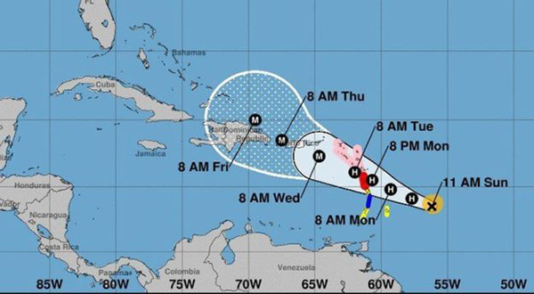 Hurricane Maria to Become Major Storm near Caribbean Islands