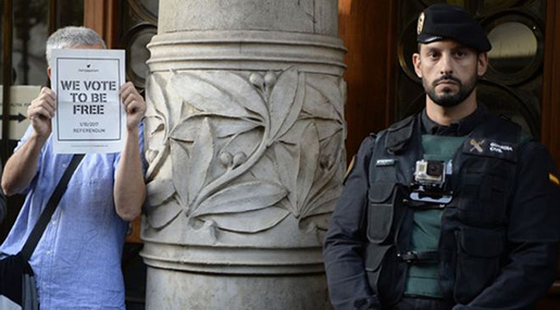 Catalonia Referendum: Spanish Police Target Catalan Gov’t