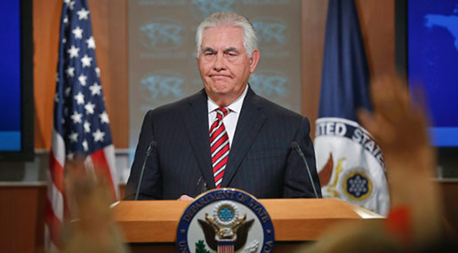 Tillerson Says He’ll Continue Diplomatic Efforts on NKorea
