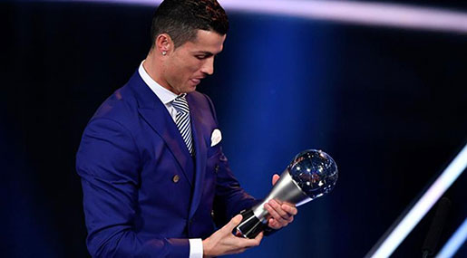FIFA 2017: Ronaldo Retains World’s Best Player Award