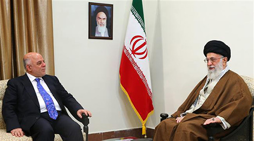 Imam Khamenei Receives Iraqi PM, Warns of US Schemes