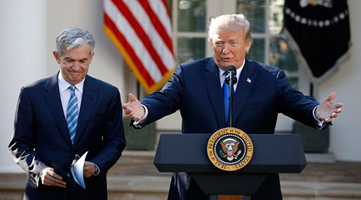 Trump Taps Jerome Powell as New Fed Chairman