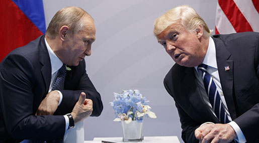 Trump, Putin: No Military Solution for Syria, Channels Maintained to Prevent Danger, Incidents