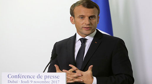 Macron: France Disagrees with Saudi Stance on Iran