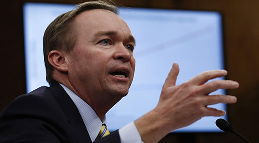 Trump Appoints Mick Mulvaney Head of Financial Watchdog
