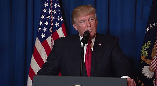 Trump Claims US Strikes against Syrian Army ‘Lawful’