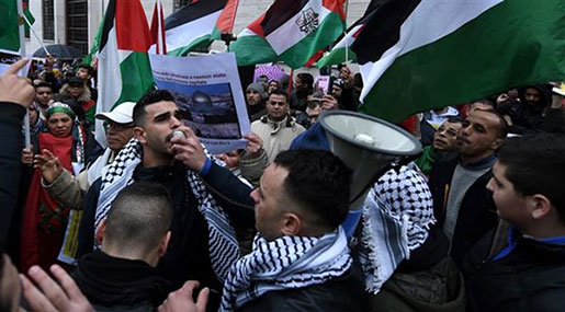 Chile: Protest Outside US Embassy against Trump’s Al-Quds Move