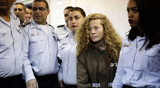 ‘Israel’ Seeking 12 Charges against Palestinian Teen Activist Ahed Tamimi