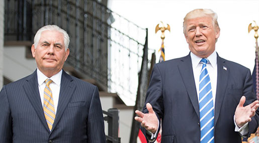 Tillerson Says He’s ’Never Questioned’ Trump’s Mental Fitness