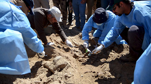 Iraq: New Mass Grave, 20 Tortured Bodies, Unearthed Near Mosul