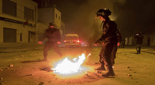 600+ Arrested In Tunisia after Three Nights of Widespread Unrest