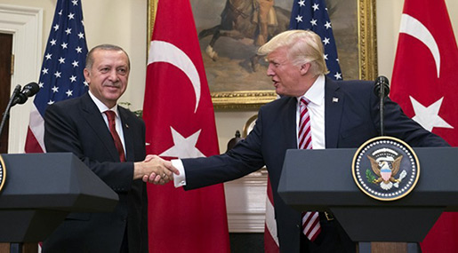 Trump Warns Erdogan to Limit Offensive on US Forces in Syria