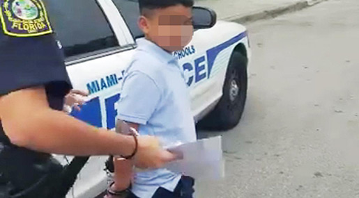 Miami Police Arrest 7-Year-Old Boy!
