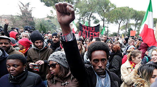 Anti-Immigration Sentiments Spread Across Italy Ahead of Elections