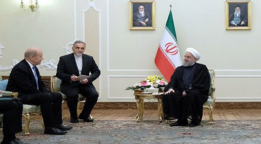 Rouhani Receives French FM: Nuclear Failure Regret to All